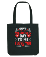 pentru îndrăgostiți - Happy Valentines Day v2 Sacoșă textilă