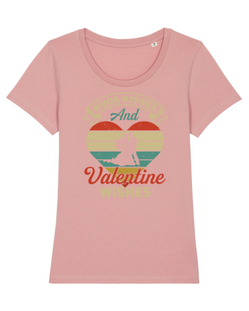 pentru îndrăgostiți - Hugs kisses and valentine wishes Canyon Pink