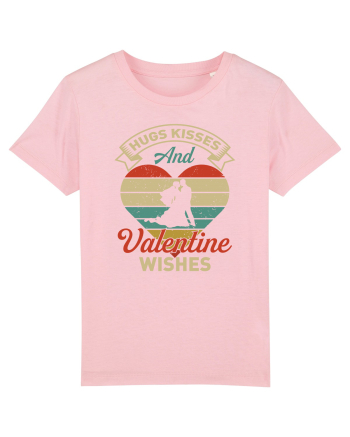 pentru îndrăgostiți - Hugs kisses and valentine wishes Cotton Pink