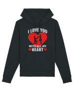 pentru îndrăgostiți - I love you with all my heart Hanorac Unisex Drummer