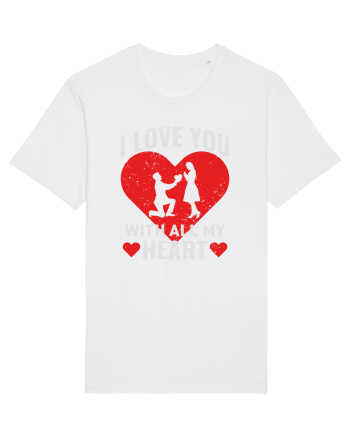 pentru îndrăgostiți - I love you with all my heart White