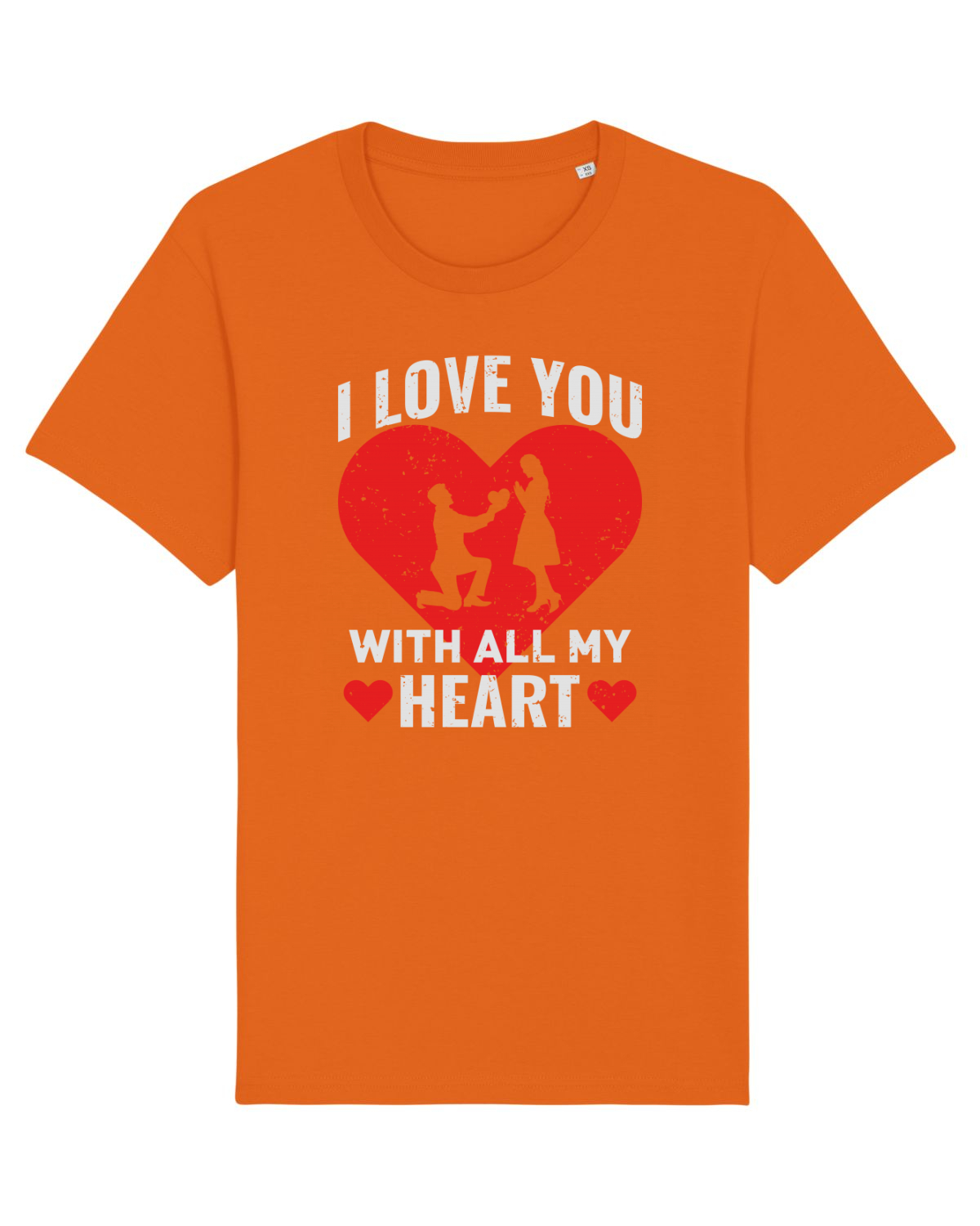 Tricou mânecă scurtă Unisex Rocker Bright Orange