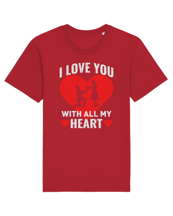 pentru îndrăgostiți - I love you with all my heart Red