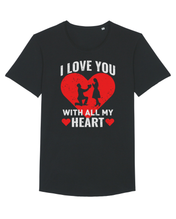 pentru îndrăgostiți - I love you with all my heart Black