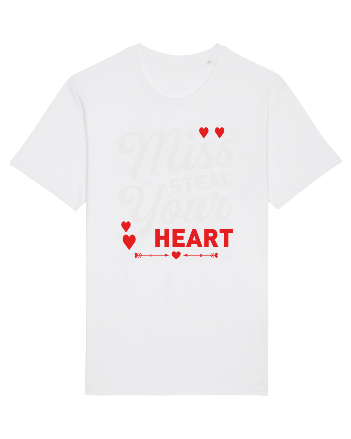 Tricou mânecă scurtă Unisex Rocker White