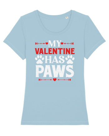 pentru îndrăgostiți - My valentine has paws Sky Blue