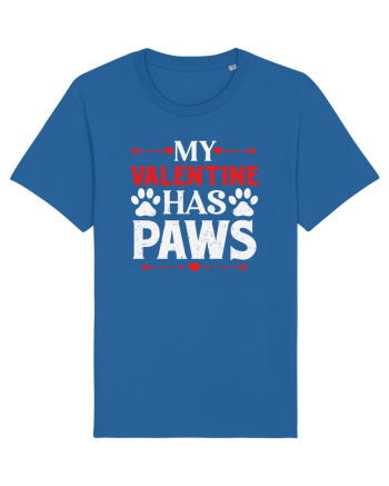 pentru îndrăgostiți - My valentine has paws Royal Blue