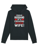 pentru îndrăgostiți - Proud husband of a freaking awesome wife Hanorac Unisex Drummer