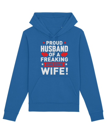 pentru îndrăgostiți - Proud husband of a freaking awesome wife Royal Blue