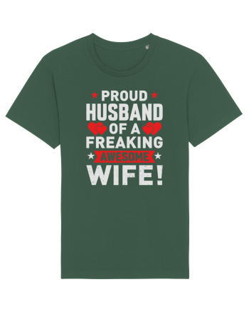 pentru îndrăgostiți - Proud husband of a freaking awesome wife Bottle Green