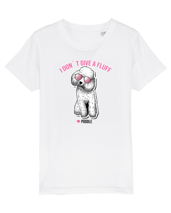 I DON`T GIVE A FLUFF - PUDEL White