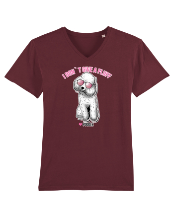 I DON`T GIVE A FLUFF - PUDEL Burgundy