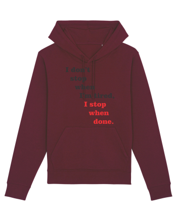 I don't Burgundy