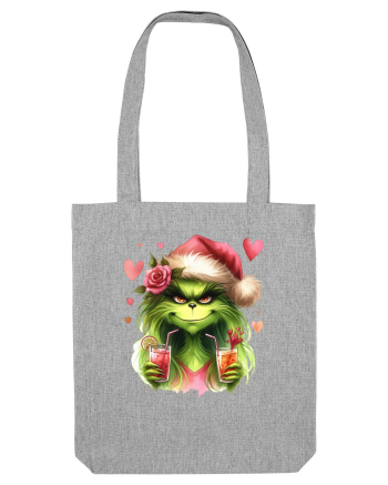în stil chic Grinch - Fashionistă îndrăgostită și rebelă v1 Heather Grey