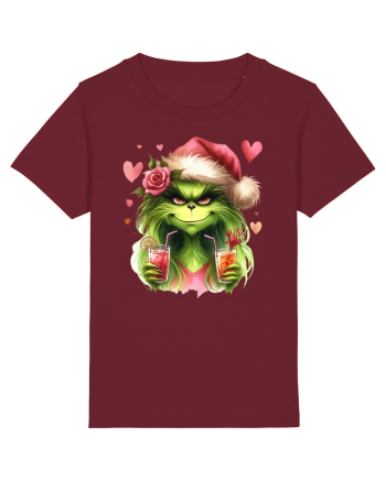 în stil chic Grinch - Fashionistă îndrăgostită și rebelă v1 Burgundy