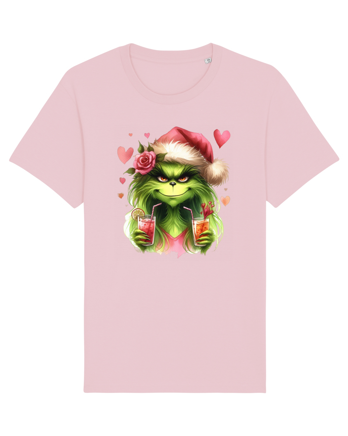 Tricou mânecă scurtă Unisex Rocker Cotton Pink
