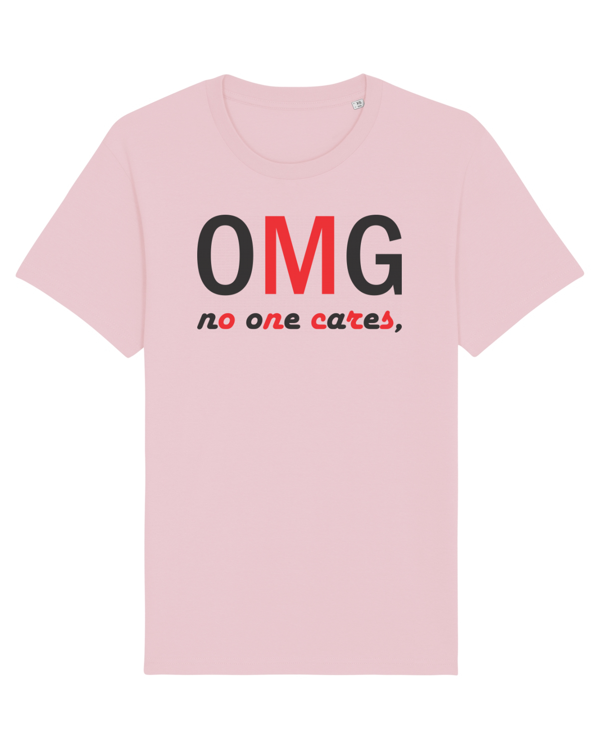 Tricou mânecă scurtă Unisex Rocker Cotton Pink
