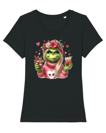 în stil chic Grinch - Fashionistă îndrăgostită și rebelă v10 Black
