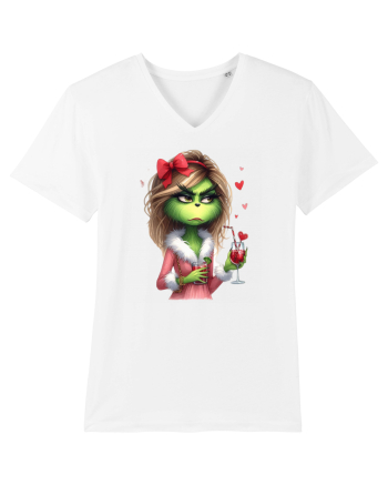 în stil chic Grinch - Fashionistă îndrăgostită și rebelă v11 White