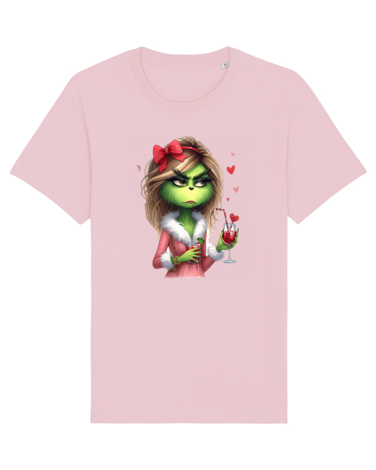 Tricou mânecă scurtă Unisex Rocker Cotton Pink