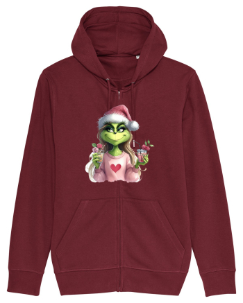 în stil chic Grinch - Fashionistă îndrăgostită și rebelă v12 Burgundy