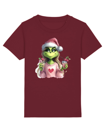 în stil chic Grinch - Fashionistă îndrăgostită și rebelă v12 Burgundy