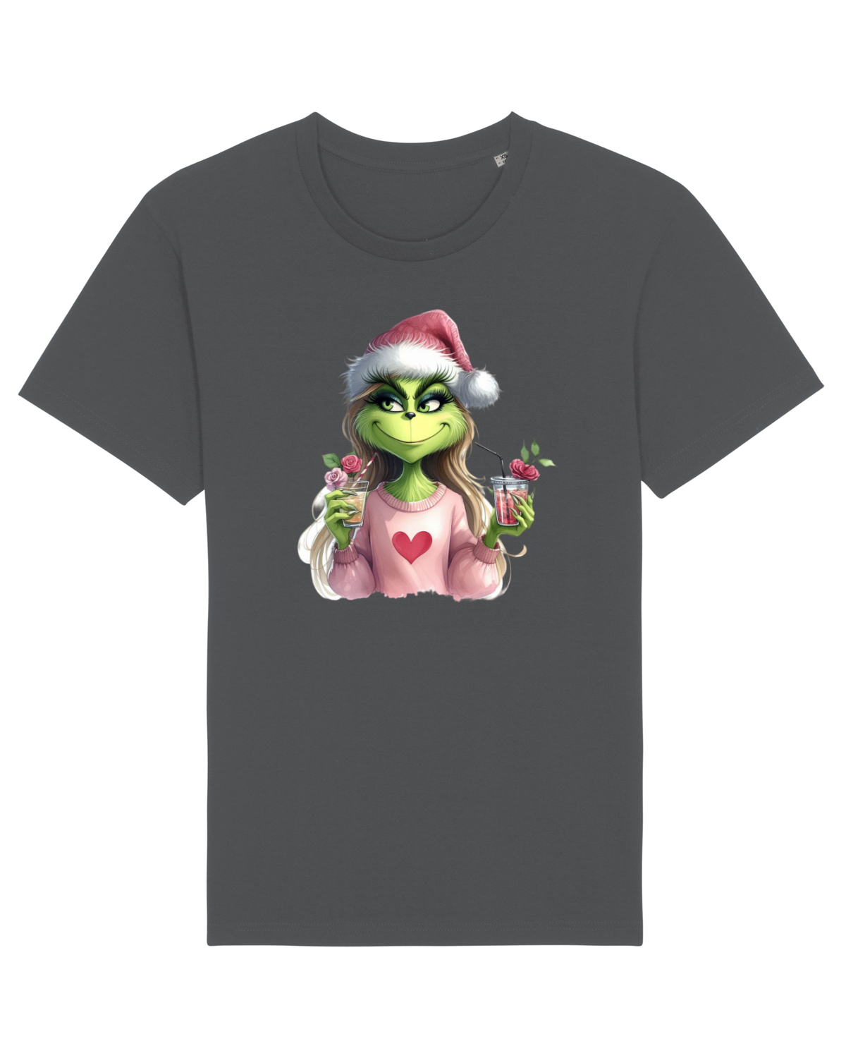 Tricou mânecă scurtă Unisex Rocker Anthracite