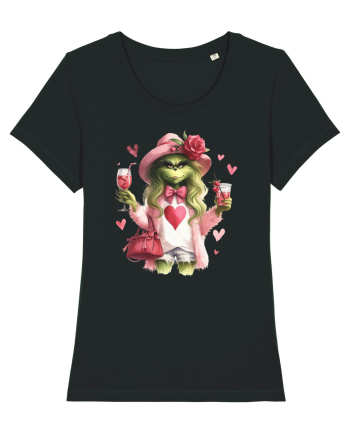 în stil chic Grinch - Fashionistă îndrăgostită și rebelă v2 Black