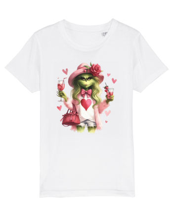 în stil chic Grinch - Fashionistă îndrăgostită și rebelă v2 White