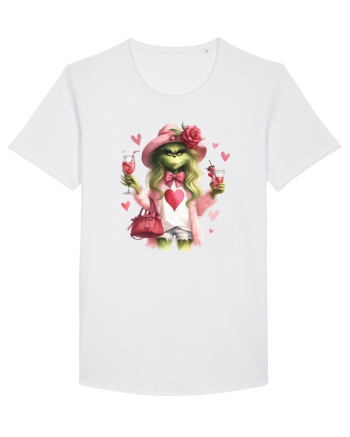 în stil chic Grinch - Fashionistă îndrăgostită și rebelă v2 White
