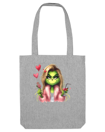 în stil chic Grinch - Fashionistă îndrăgostită și rebelă v3 Heather Grey