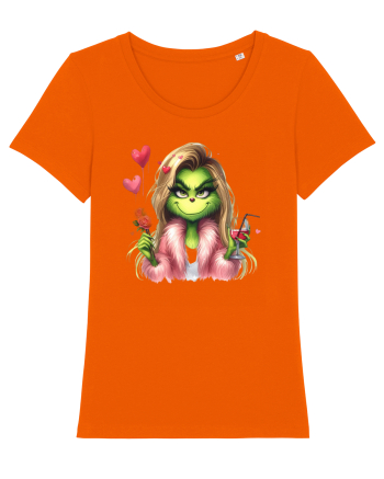 în stil chic Grinch - Fashionistă îndrăgostită și rebelă v3 Bright Orange