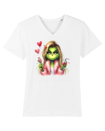 în stil chic Grinch - Fashionistă îndrăgostită și rebelă v3 White