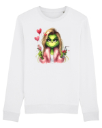 în stil chic Grinch - Fashionistă îndrăgostită și rebelă v3 Bluză mânecă lungă Unisex Rise
