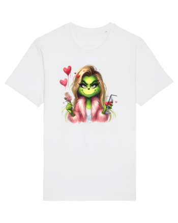 în stil chic Grinch - Fashionistă îndrăgostită și rebelă v3 White