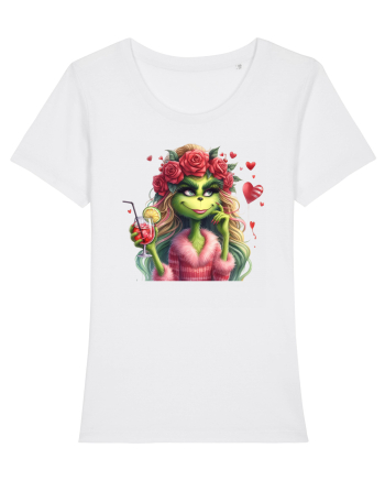 în stil chic Grinch - Fashionistă îndrăgostită și rebelă v4 White