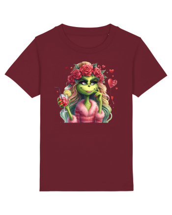 în stil chic Grinch - Fashionistă îndrăgostită și rebelă v4 Burgundy