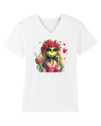 în stil chic Grinch - Fashionistă îndrăgostită și rebelă v4 White