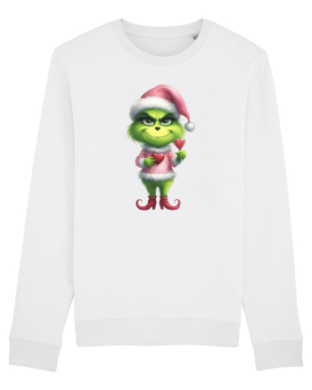 în stil chic Grinch - Fashionistă îndrăgostită și rebelă v5 White