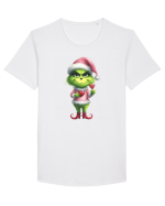 în stil chic Grinch - Fashionistă îndrăgostită și rebelă v5 Tricou mânecă scurtă guler larg Bărbat Skater