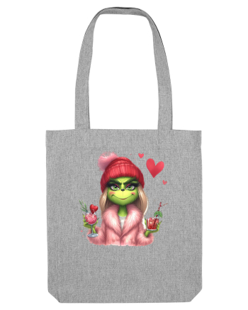în stil chic Grinch - Fashionistă îndrăgostită și rebelă v6 Heather Grey