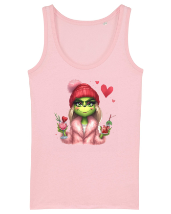 în stil chic Grinch - Fashionistă îndrăgostită și rebelă v6 Cotton Pink