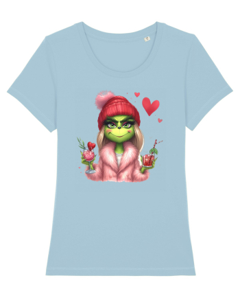 în stil chic Grinch - Fashionistă îndrăgostită și rebelă v6 Sky Blue