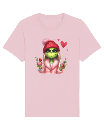 în stil chic Grinch - Fashionistă îndrăgostită și rebelă v6 Cotton Pink
