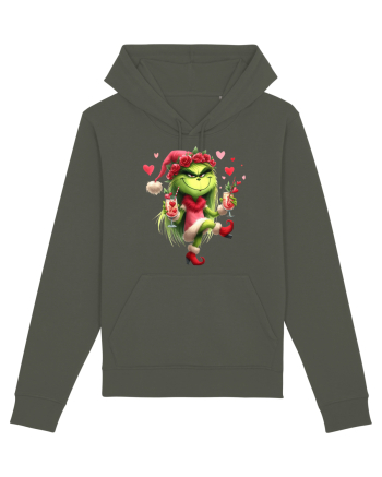 în stil chic Grinch - Fashionistă îndrăgostită și rebelă v7 Khaki