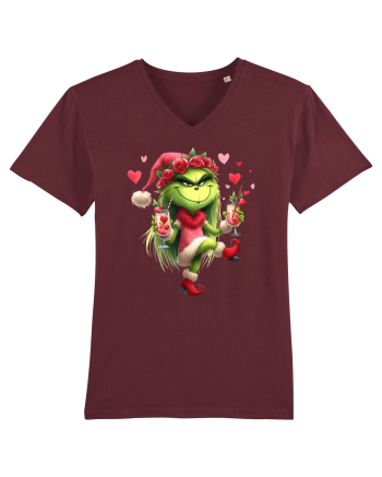 în stil chic Grinch - Fashionistă îndrăgostită și rebelă v7 Burgundy
