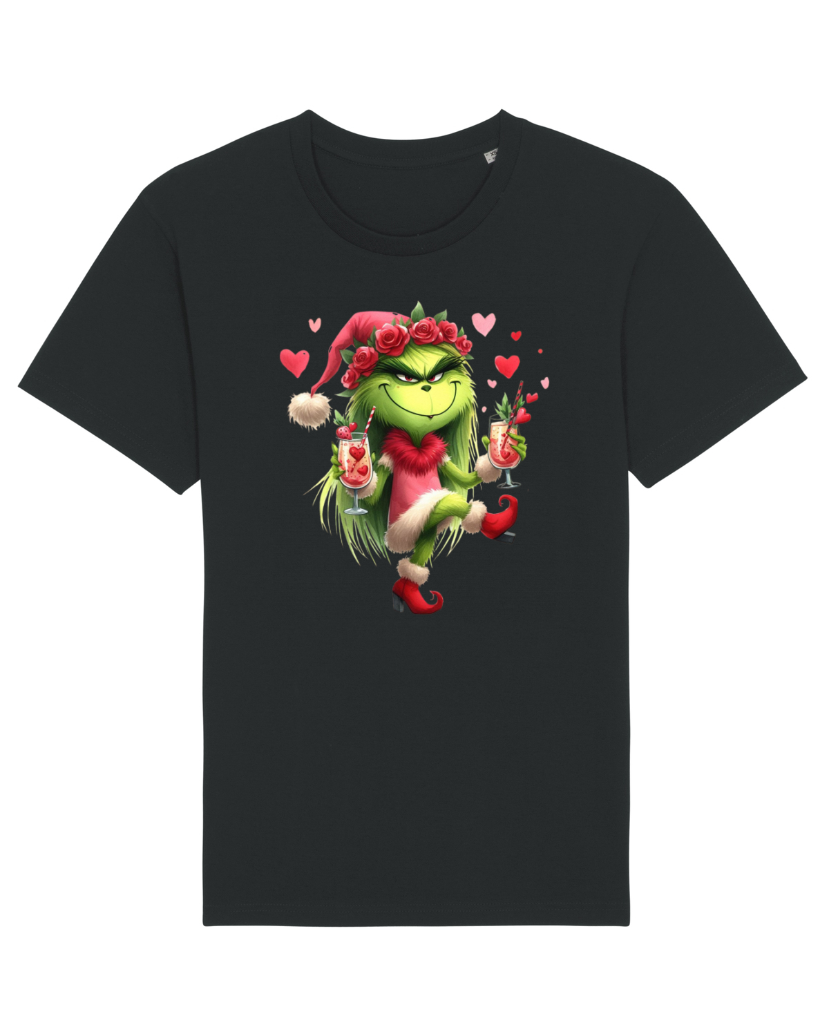 Tricou mânecă scurtă Unisex Rocker Black