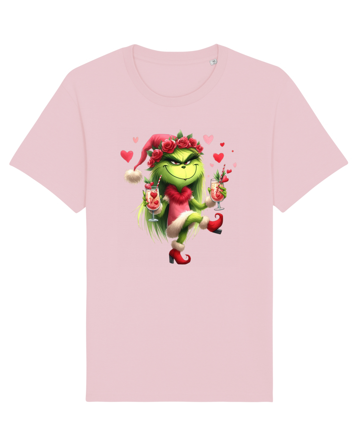 Tricou mânecă scurtă Unisex Rocker Cotton Pink