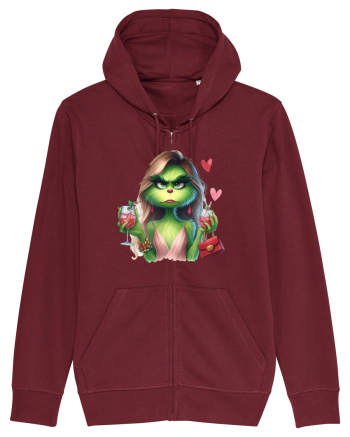 în stil chic Grinch - Fashionistă îndrăgostită și rebelă v8 Burgundy