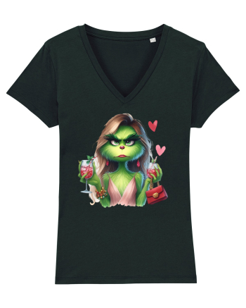 în stil chic Grinch - Fashionistă îndrăgostită și rebelă v8 Black